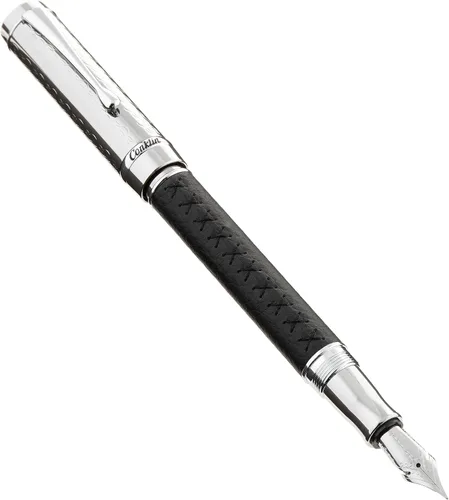 Miniatura 23 de Conklin Duragraph - Pluma estilográfica ámbar, punta media de oro macizo de 14 quilates, elegante herramienta de escritura con acabado ámbar cálido