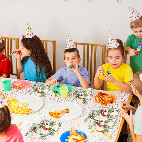 Miniatura 7 de 50 servilletas de Navidad cardenal para invitados, paquete de papel desechable de 3 capas, paquete de papel rojo cardenal pájaro de papel, almuerzo