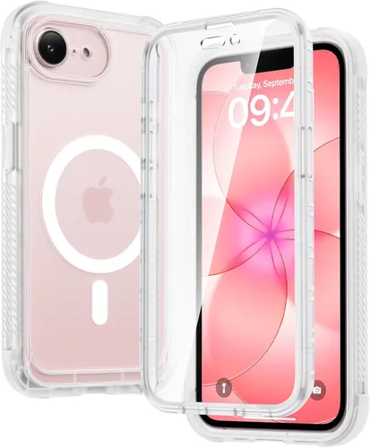 Miniatura 525 de Diaclara Funda diseñada para iPhone 16, mejorada [protección completa de la cámara], carcasa resistente de cuerpo completo con protector de pantalla