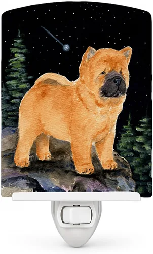 Miniatura 32 de Tesoros de la Caroline Noche estrellada Chihuahua Luz, 6" x 4," Multicolor Chihuahua 08