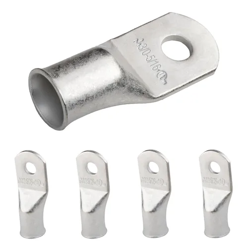 Miniatura 41 de SELTERM 5 piezas terminales de cable de cobre estañado 1/0 AWG perno de 1/2", extremos de cable de batería, terminales de anillo, conectores