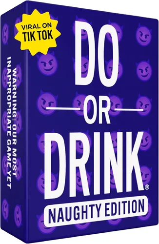 Do or Drink Edición Traviesa - El Juego de Beber para Adultos para Situaciones Picantes - Divertidos Juegos de Fiesta para Adultos con 250 Cartas -