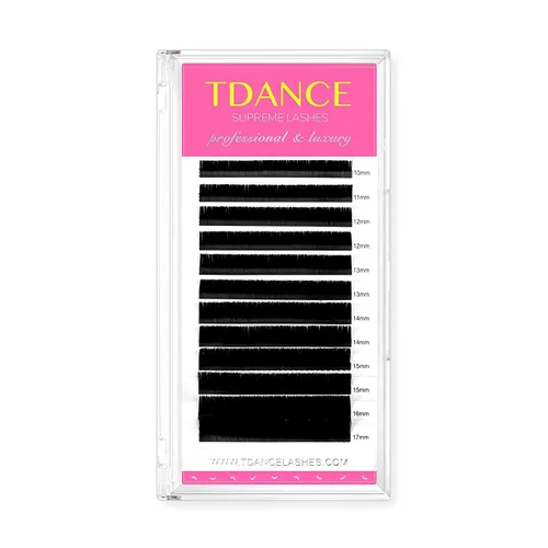 Miniatura 11 de Extensiones de pestañas TDANCE, pestañas falsas de color negro mate, CC D DD J B L, volumen y pestañas clásicas, extensiones de pestañas 0