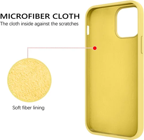 Miniatura 294 de GUAGUA Funda compatible con iPhone 17 Pro Max de 6.9 pulgadas, silicona líquida, goma de gel suave, delgada, forro de microfibra delgada