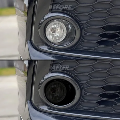 Miniatura 8 de SlickMod Vinilo precortado tintado en humo para faros delanteros y antiniebla de Honda Civic 2016-2021