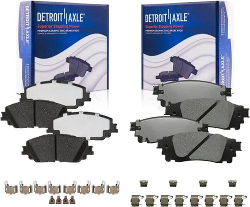 Miniatura 8 de Detroit Axle - Kit de freno trasero para Chevy GMC Silverado Sierra Suburban 1500 Yukon Tahoe Avalanche Cadillac Escalade Pinza de freno de disco