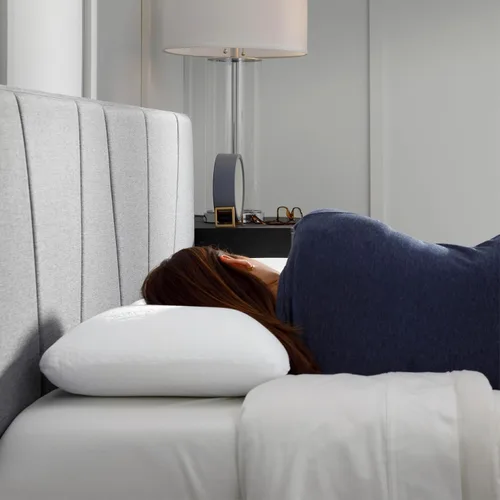 Miniatura 15 de Tempur-Pedic Almohada Symphony de Espuma Viscoelástica Sensación Suave de Lujo, Estándar, Blanco
