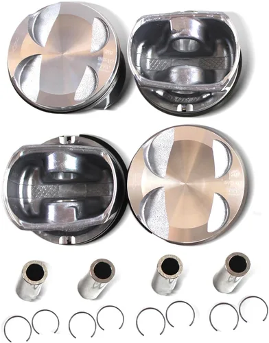 Juego de 4 anillos de pistón 11257589348 Compatible con MINI-Cooper Paceman R55 R56 R57 R58 N12B16 N16B16 5FS EP6C 2006-2016 Piezas de repuesto del