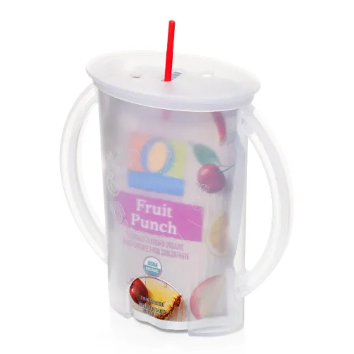 Miniatura 8 de Flipping Holder 2 en 1 para bolsas de comida y cajas de jugo para bebé (paquete de 2) - Envase seguro para alimentos sin apretar, con asas de fácil