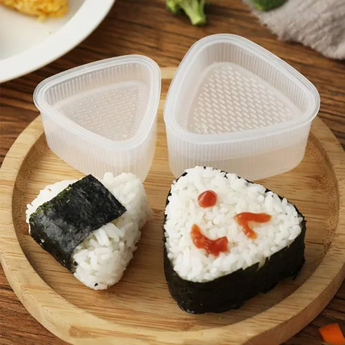 Miniatura 4 de 10 piezas de juego de moldes Onigiri, kit de moldes para hacer musubi de arroz, molde de prensa para bolas de arroz antiadherentes, molde para hacer