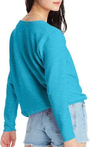 Miniatura 2 de Hanes Ecosmart - Sudadera de cuello redondo con muesca en V para mujer