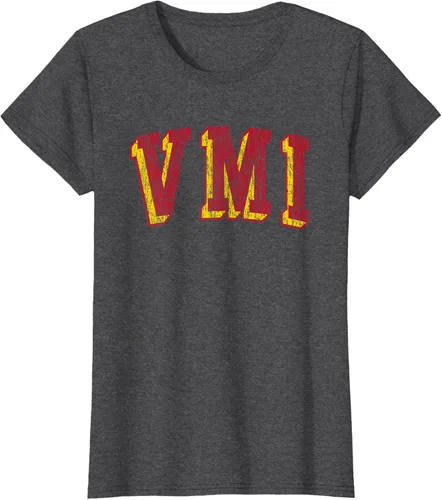 Miniatura 4 de VMI Keydets Retro Arch Camiseta, Negro