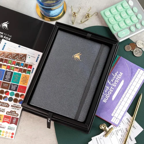 Miniatura 66 de Clever Fox Planificador de presupuesto edición premium, cuaderno de seguimiento de gastos + 5 sobres de efectivo, organizador de presupuesto; libro