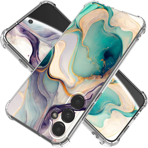 Miniatura 7 de para Samsung Galaxy a15 5G [Funda de Mármol Delgada]+[Anti-Caída Protectora] Fundas de Teléfono de TPU Suave y Elegantes para Mujeres de 6.5 Pulgadas