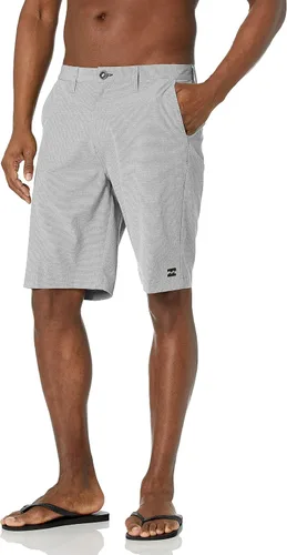 Billabong Pantalón corto híbrido clásico de secado rápido elástico en 4 direcciones para hombre, costura exterior de 21 pulgadas