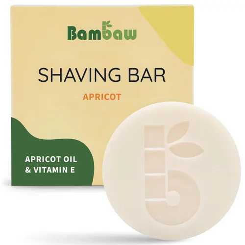 Miniatura 8 de Bambaw Barra de jabón de afeitar 2.8 onzas Barra de afeitar orgánica de arcilla blanca y aloe vera Jabón de afeitar piel sensible Jabón