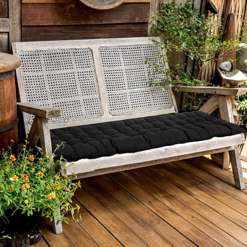 Miniatura 6 de Kigley Juego de 2 cojines para silla de salón de 67 x 21 pulgadas con reposacabezas, cojín suave para sofá exterior, muebles de césped, sillas con 8