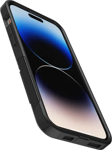 Miniatura 4 de OtterBox Funda para iPhone 14 Pro Max Commuter Series, negra, delgada y resistente, apta para bolsillo, con protección de puerto
