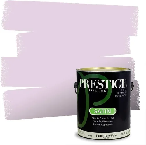 Miniatura 105 de PRESTIGE Pinturas de pintura interior e imprimación en uno, 1 galón, plano, combinación comparable de Sherwin Williams* Kimono Violet*