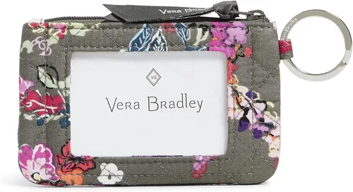 Miniatura 3 de Vera Bradley Women's Cotton Zip ID Case Wallet
