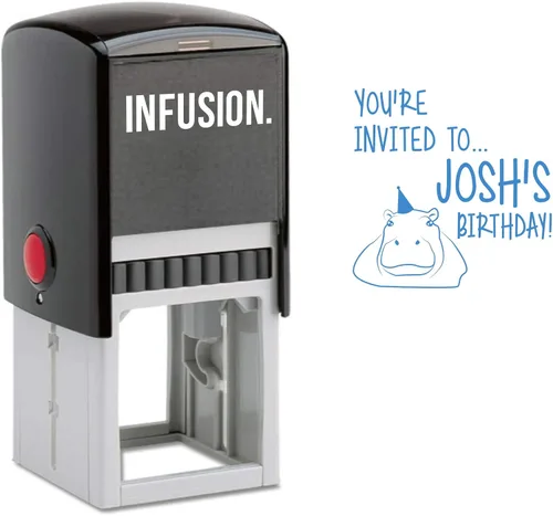 Miniatura 10 de Infusion Sello con nombre de niño autoentintado para niños (Bee Great)