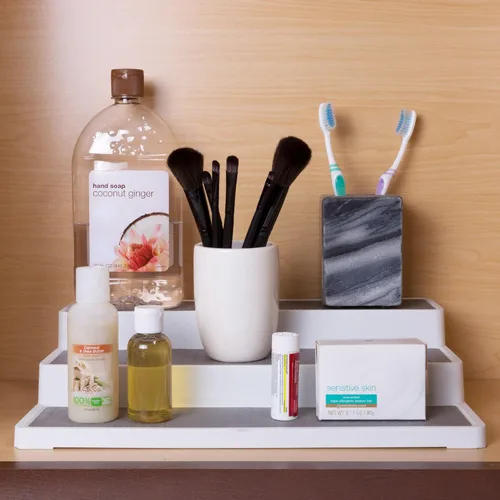 Miniatura 6 de Lavish Home Estante de 3 niveles para especias - Armario de cocina, encimera y despensa especias y organizador de condimentos