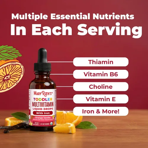 Miniatura 5 de MaryRuth Organics CoComelon Multivitamínico para niños pequeños con hierro Apoyo inmunológico Vitaminas para niños pequeños Orgánico USDA