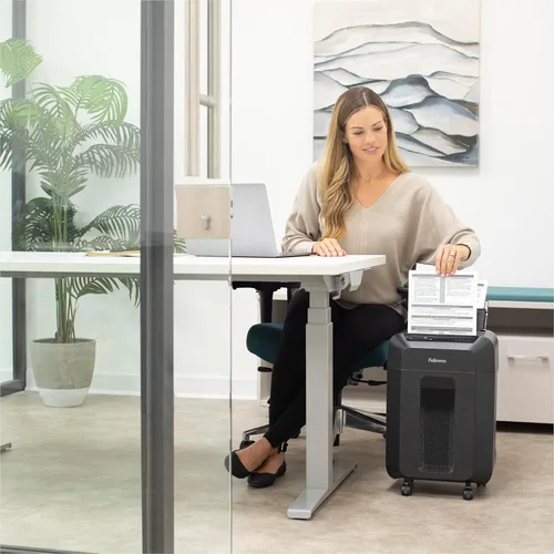Miniatura 8 de Fellowes AutoMax 100MA - Trituradora de papel 2 en 1 de microcorte de 100 hojas para oficina/oficina pequeña