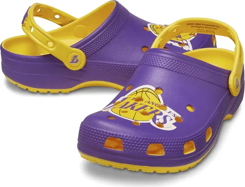 Miniatura 5 de Crocs Zuecos clásicos de Los Angeles Lakers de la NBA para hombre