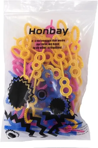 Miniatura 4 de Honbay 50 varitas de burbujas de varios agujeros