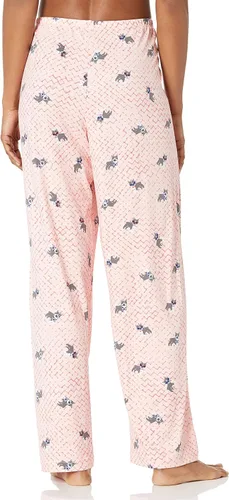 Miniatura 2 de HUE Pantalón de pijama largo de punto estampado para mujer