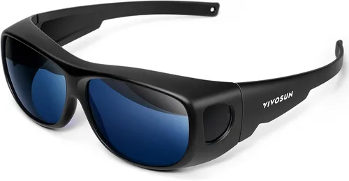 Miniatura 12 de VIVOSUN Gafas Protectoras de Hidropónicos Interior Anti UVA y UVB para Sala de Cultivo con Estuche para Gafas, Azul