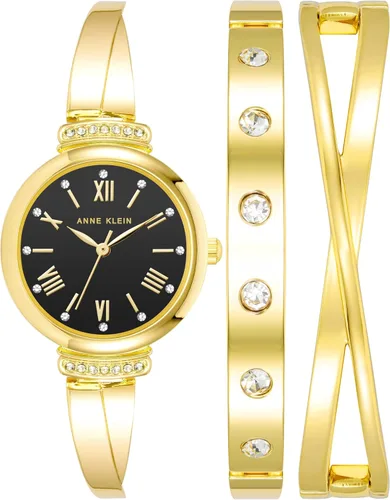 Miniatura 24 de Anne Klein AK/2245 - Juego de reloj de pulsera con detalles de cristal prémium para mujer