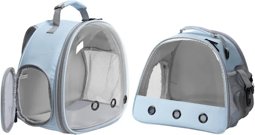 Miniatura 7 de Portador de viaje para dragón barbudo, jaula para lagartos, bolsa para animales pequeños para erizos, ratas, loros, pájaros, conejillos de indias