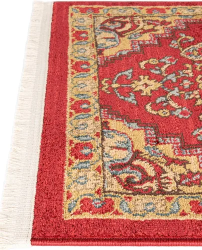 Miniatura 7 de Unique Loom Sahand Collection - Alfombra de área Ardashir (2' 2" x 3' 1", rectangular, rojo/azul claro)