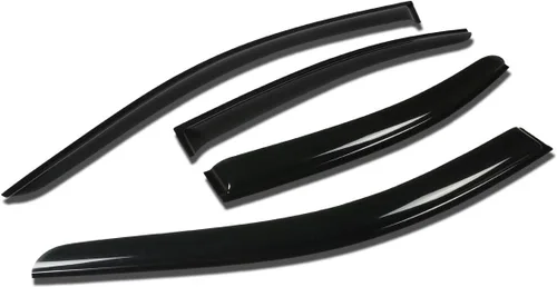 Miniatura 15 de Auto Dynasty Protectores de lluvia con cinta adhesiva compatible con Juke F15 2011-2016 4 piezas deflector de visera de ventana 12 13 14 15