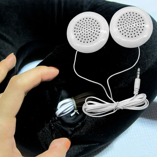 Miniatura 7 de Altavoz de almohada, 0.138 in, mini altavoz portátil estéreo con 2 altavoces estéreo de alta fidelidad para teléfono MP3, CD portátil