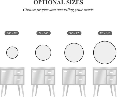 Miniatura 7 de Itrue Espejo de pared redondo pequeño de 12 pulgadas, espejo circular decorativo con marco de metal dorado con gancho de montaje en pared para baño