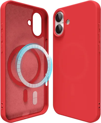 Miniatura 115 de oakxco Funda de silicona para iPhone 12 Pro Max, magnética, compatible con carga inalámbrica Magsafe, cubierta protectora de goma suave y delgada