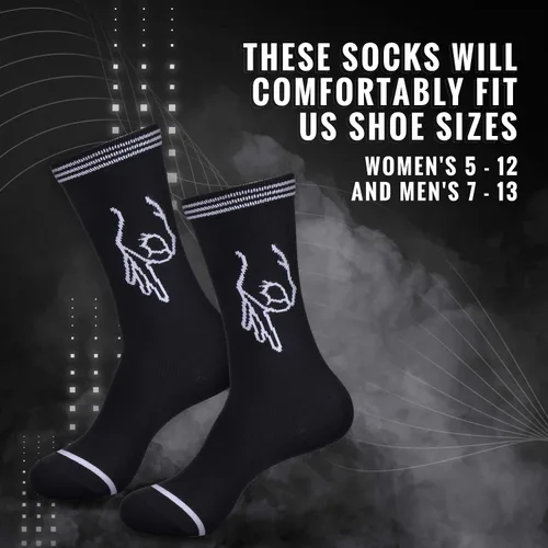 Miniatura 3 de Circle Game Meme Dress Socks Novelty Funny Socks Groomsmen Socks Crazy Socks Crew Socks