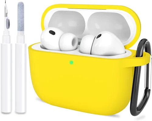 Miniatura 16 de Compatible con AirPods Pro 3, funda protectora de silicona suave con kit de limpieza de llavero para mujeres y hombres para Apple AirPods Pro de 3ª
