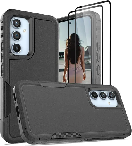 Miniatura 181 de Jeylly Compatible con Samsung Galaxy A22 5G Funda, Funda Samsung A22 5G con 2pcs protectores de pantalla de vidrio templado