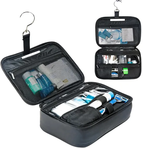 Miniatura 6 de Bolsa de aseo colgante para hombres y mujeres, bolsa de viaje BAGSPRITE para artículos de tocador, bolsa de afeitar resistente al agua para hombres