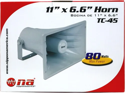 Miniatura 5 de Nippon America Bocina de alimentación TC-45 de 80 vatios (paquete de 2)..
