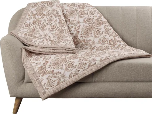 Miniatura 11 de Maison d' Hermine Manta para sofá, ligera y suave, cálida y transpirable, de algodón, para cama, para niñas, niños, mujeres, hombres, regalos, sofá