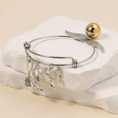 Miniatura 2 de Fancy Space Pulseras con dije de hechicero, pulsera de Halloween con temática de hechicero, ajustable de 6.8 pulgadas, regalo de cumpleaños
