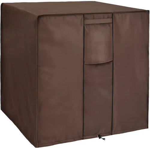 Cubiertas de aire acondicionado para unidades exteriores, cubiertas de aire acondicionado para invierno al aire libre, se adapta hasta 24 x 24 x 22