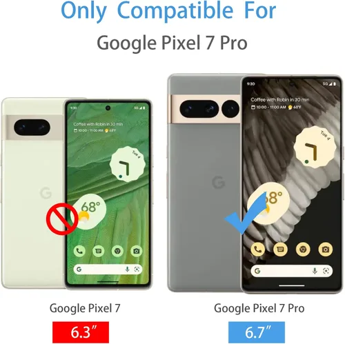 Miniatura 2 de ZZXX Funda tipo cartera para Google Pixel 7 Pro con bloqueo RFID, ranura para tarjetas, función atril, magnética, de piel suave, para Google Pixel 7