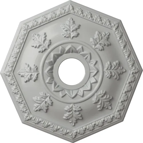 Miniatura 51 de Ekena Millwork CM18NTFCS Nottingham Medallón de techo, cobre flash