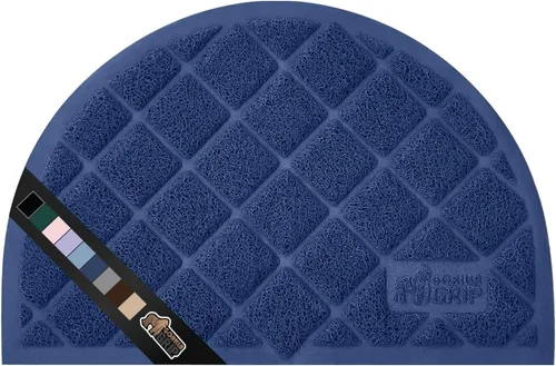 Miniatura 50 de Gorilla Grip - Tapete para atrapar la arena del arenero de gatos, 100% impermeable, fácil de limpiar, respaldo texturizado, suelos más limpios, se